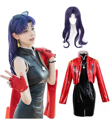 Amazon.co.jp: 葛城ミサト コスプレ 新世紀エヴァンゲリオンcosplayに