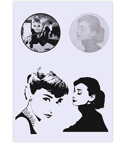 Amazon.co.jp: シール オードリー・ヘップバーン Audrey Hepburn