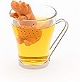 カロラータ アニマル 茶こし (カバ) シリコン 動物 ティーストレーナー [食洗機可能] ティーインフューザー 約3.6×9.9×4.6cm