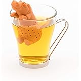 カロラータ アニマル 茶こし (カバ) シリコン 動物 ティーストレーナー [食洗機可能] ティーインフューザー 約3.6×9.9×4.6cm