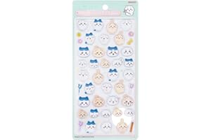 サンスター文具(Sun-Star Stationery) ちいかわ グッズ ボンボンドロップシール ちいかわ×ハチワレ×うさぎ S8542945