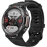 Amazfit T-Rex 2 スマートウォッチ アウトドア 10atm防水 150種類以上スポーツモード 高度計 気圧計 コンパス 水泳 ランニング 登山 筋トレ デュアルバンド GPS搭載 GLONASS 耐久 スポーツウォッチ 心拍数 睡眠 ス