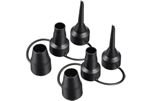 エアポンプ ノズルヘッド 2個セット 3種類タイプ プラスチック製 交換用 3-in-1 充気ノズル 電動空気入れ対応 エアベッド・エアマットレス・浮き輪対応