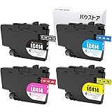 バウストア Brother LC414-4PK ロット番号「5B」 互換インクカートリッジ 4色 対応機種： DCP-J1203N DCP-J1200N LC414BK LC414C LC414M LC414Y