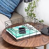 【アジア工房】スクエア型ワイヤーバスケット【C】 [約W34×D28×H12] (64140) [並行輸入品]