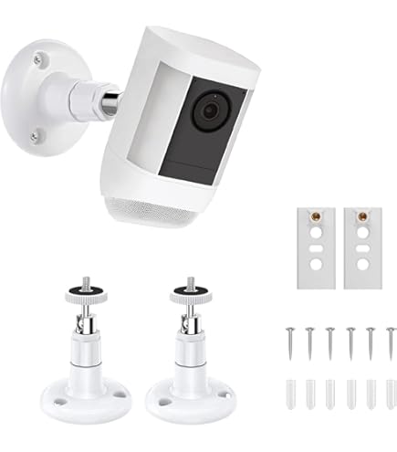 Holicfun Mounting Plate For Ring Spotlight Cam Pro/Plus | Fits 1/4-20 Threaded Mounts (2-Pack)