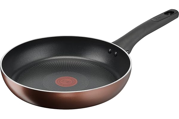 ティファール フライパン 26cm IH ガス火対応 PFOAなどの有害物質不使用 こびりつきにくさ長持ち 「IHチタン･エクセレンス モカ フライパン」 ブラウン G17205