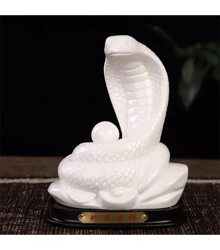 Amazon.co.jp: 白崎八幡宮 福財 白蛇の金運小槌 置物 : ホーム＆キッチン