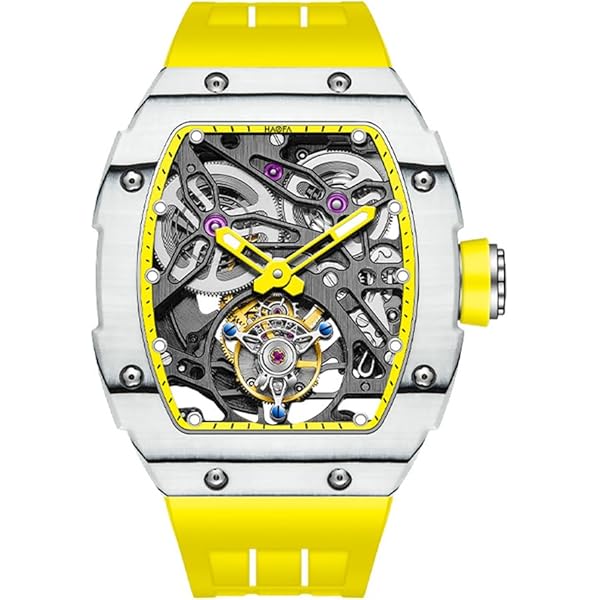 Amazon | Haofa (ハオファ) 自動巻き 機械式 メンズ腕時計