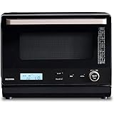 アイリスオーヤマ スチームオーブンレンジ 26L フラットテーブル 時短調理 スピードあたため 自動メニュー35種類 ブラック MO-F1808