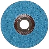 Norton Bear-Tex Depressed Center Vortex Rapid Finish Unified Nonwoven Abrasive Wheel, Type 27, 4-1/2