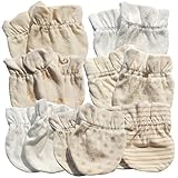 Sweet Layette オーガニックコットン新生児ベビー手袋ミトン7ペア