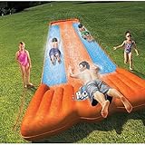 インフレータブル ウォーター スライダー すべり台　プール 浮き輪 [並行輸入品]