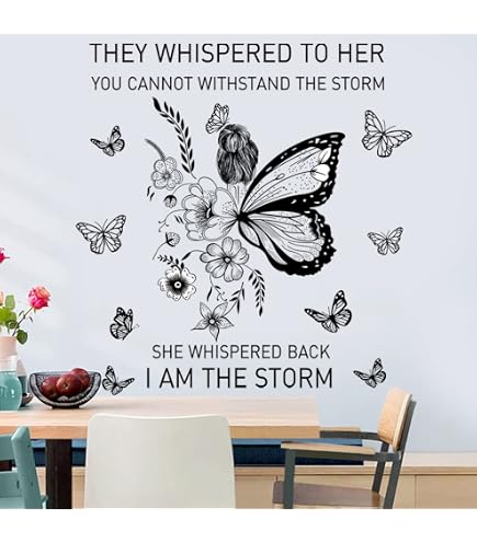 Runtoo Dream Catcher Wall Decals – Colorful Feathers & Inspirational Quote Stickers For Bedroom, Living Room, Or Nursery Décor
