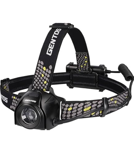 Amazon.co.jp: GENTOS(ジェントス) LED ヘッドライト 【明るさ470