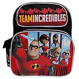 Disney The Incredibles 2" Team Incredibles Black 12" School Backpack