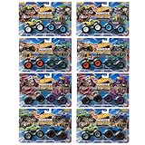 ホットウィール(Hot Wheels) モンスタートラック 1:64 2パック アソート 2台組×8セット入り BOX販売 乗り物おもちゃ ミニカー 3歳から 986P-FYJ64