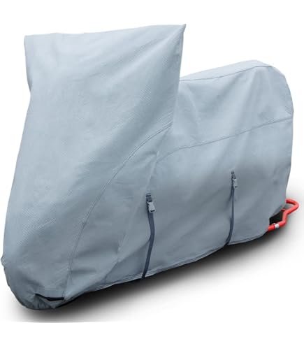 Amazon | [平山産業] 透湿防水バイクカバーVer2 グレー M 706090 