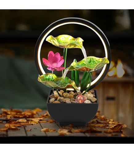 Amazon.co.jp: アクセル 卓上噴水 さびぃ W18×D11×H12cm AXL-554