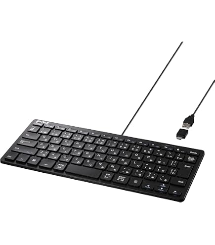 Amazon.co.jp: バッファロー BSKBU300WH 有線コンパクトキーボード