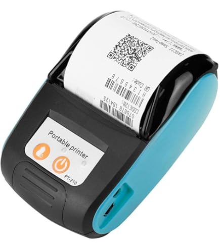 【感熱紙付き】レシートプリンター Amazon.co.jp：LOUJIN ポータブル ミニ サーマル レシート