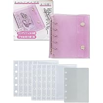 Amazon.co.jp: 三八商店 シール帳 透明 女の子 台紙 シールバインダー