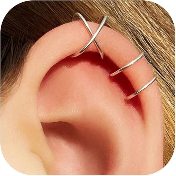 Amazon | PAGOW フェイクヘリックスイヤーカフ軟骨イヤリング ピアス