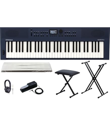 Amazon | Roland ローランド / GOKEYS3-RD [キーボードスタンド + 椅子 