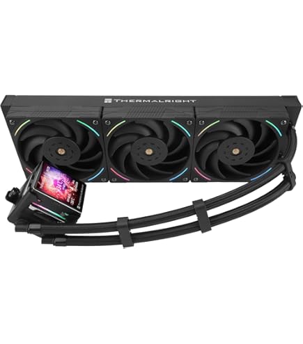 Amazon.co.jp: Thermalright CORE Vision 360 ブラック ARGB CPU AIO