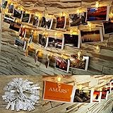 20 LEDs USB Cable Powered Photo Clip LED String Lights Bedroom Party Decoration String Lights Indoor