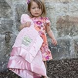 My Blankee Luxe Snail Baby Blanket, 30 x 35, Pink by My Blankee