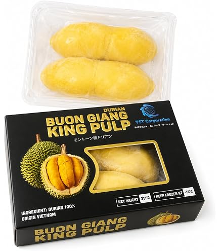 Amazon | 冷凍ドリアン 金枕種 500g｜濃厚でなめらか果肉｜タイ産