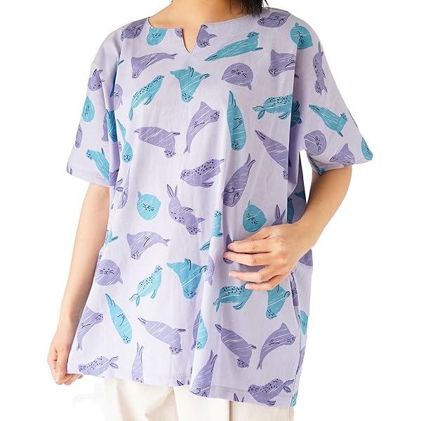 Amazon | [儀右衛門] 久留米産 プルオーバーブラウス 夏用 涼し