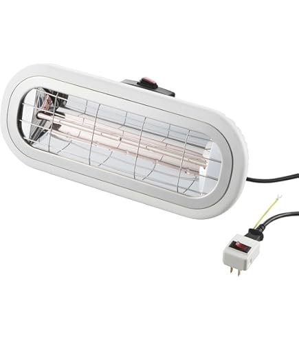 Amazon | 屋外使用可能 防水 100V遠赤外線カーボンヒーター933W（壁
