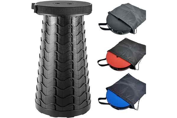BIKYO Folding Chair, Outdoor Chair, Extendable, Camping Chair, Lightweight, Compact, Portable, Load Capacity: 396.7 lbs (180 