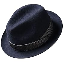 Amazon | MINNUO 中折れハット ウールフェルト 56-62cm頭周り