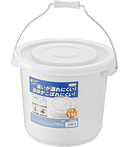 Amazon.co.jp: 清水アキラ サンダイヤ ラボペール 目盛付口付バケツ 3L