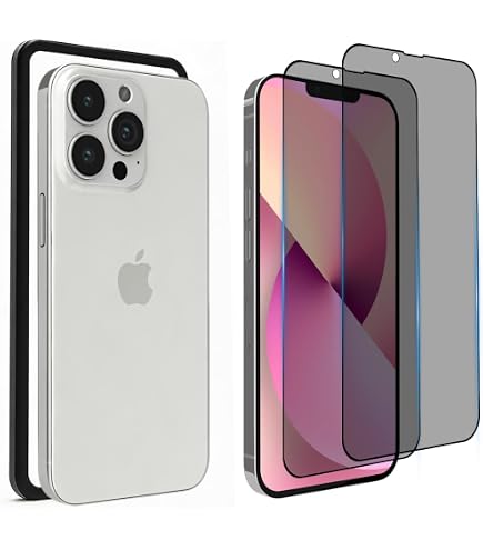 Amazon.co.jp: Eguoer 対応 iPhone 13 覗き見防止 フィルム 28°横から