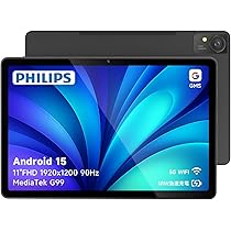 PHILIPS T8015 11インチ Android 15 タブレット 90Hz