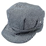 Grin Buddy マイルド デニムワークキャプ【GF-6892】 (54cm, ヒッコリーストライプ)