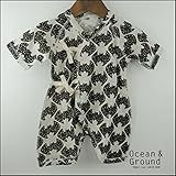 OCEAN&GROUND（オーシャンアンドグラウンド） コンビ肌着 BAT (60) 60,BK