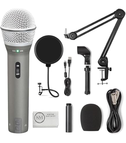Amazon | SUNMON Q2U USB/XLR マイクショックマウントホルダー 振動と
