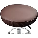 (Enerhu) スツールカバー 丸椅子カバー スツール カバー ラウンドスツール 椅子カバー 丸型 イス 椅子 チェア サロン様向け おしゃれ コーヒー色