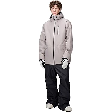 スノーボード ウエア 上下 セット メンズ M シルバーグレー 予約：11月上旬～11月中旬入荷予定】早期購入特典付