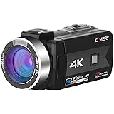 ビデオカメラ カメラ vlog ビデオビデオレコーディング用のデジタルビデオカムコーダー4K 56MPナイトビジョンを備えたタッチスクリーンWecam vloggingカメラ HDレコーダーWiFiが塗りつぶされた塗りつぶし 広角 子供成長の記録 長