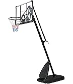 Amazon.co.jp: バスケットゴール ハンドルを回すだけの簡単 高さ無段階