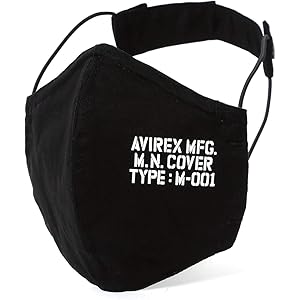 [アビレックス] マスク メンズ 無地 迷彩 洗える 耳が痛くなりにくい 洗えるマスク 布マスク ファッションマスク 男…