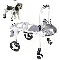 Amazon.co.jp: JELFUNY 犬用車椅子 犬用歩行器 ペット車椅子 4輪歩行