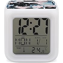 Amazon.co.jp: 呪術廻戦 五条悟 目覚まし時計 デジタル置き時計