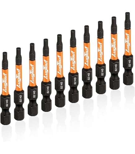 GRENPRO 3mm Hex Head Allen Wrench Drill Bit Set - Hex Drive Bits For Drills And Impact Drivers